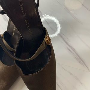 Antonio Melani Slingback with Rhinestones